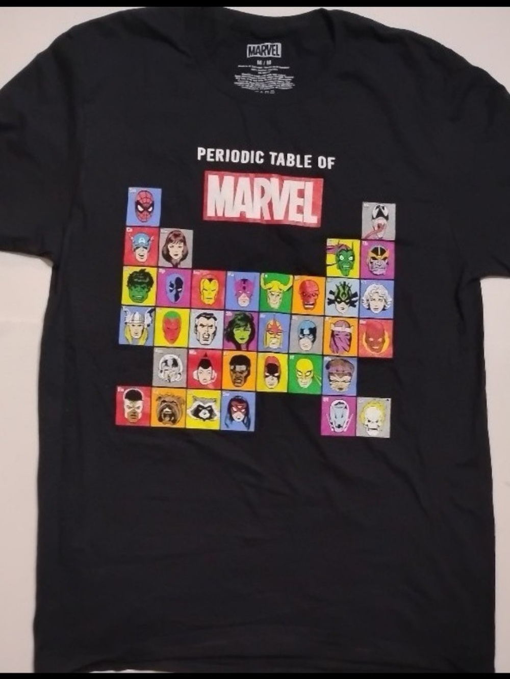 Men’s Marvel Periodic Table Shirt